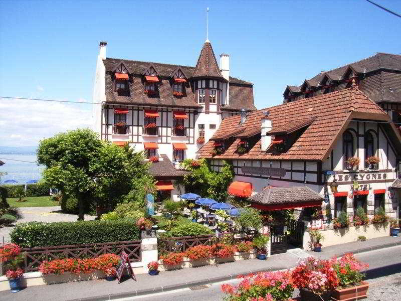 Hotel Les Cygnes Évian-les-Bains Exterior foto