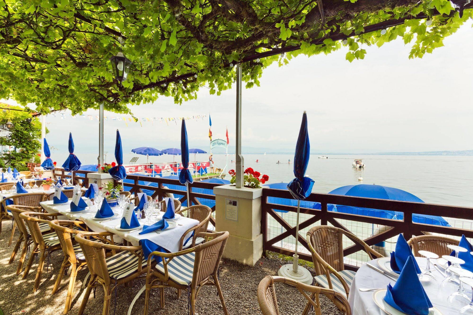 Hotel Les Cygnes Évian-les-Bains Exterior foto