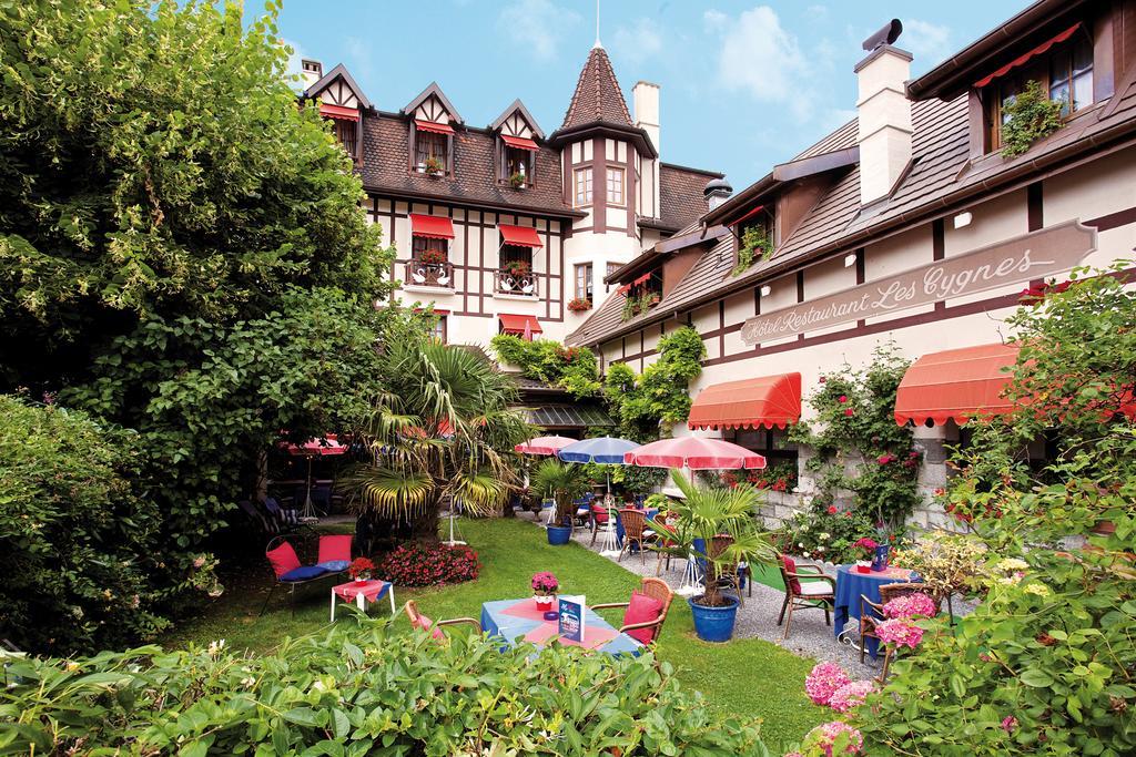 Hotel Les Cygnes Évian-les-Bains Exterior foto